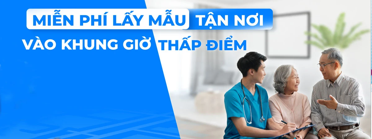 Miễn phí lấy mẫu tại nhà vào khung giờ thấp điểm